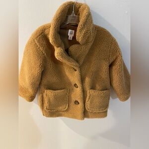 Kids Brown Sherpa size 3 adorable Baby Gap Coat